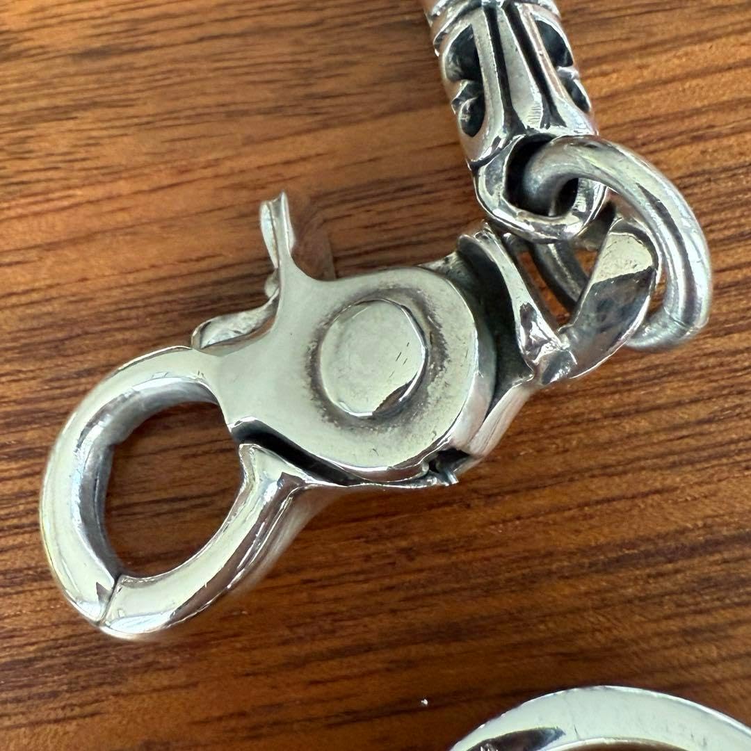 DEAL DESIGN シルバー925 アイアンクロスフックウォレットチェーン